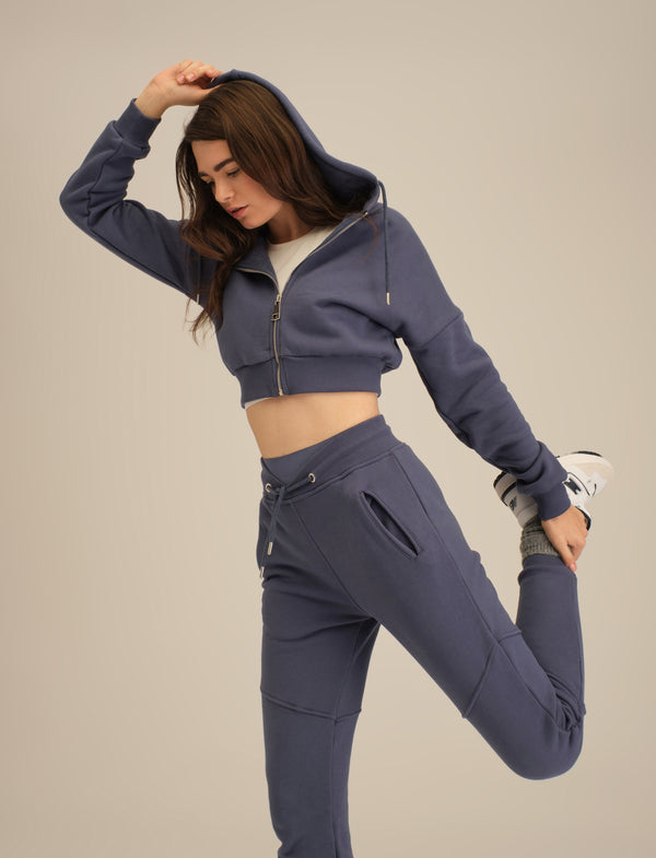 Jogger with Waistband - Dark Blue