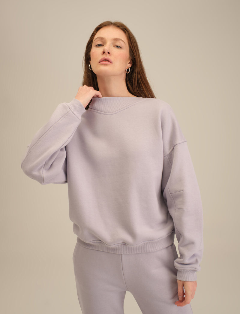 Perfect Fit Basic Sweatshirt - Lila