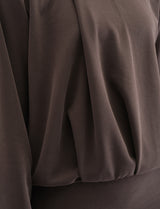 Exclusive Soft Modal Dress - Dark Grey