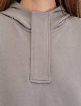 Exclusive Soft Modal Sweatshirt with Zipper - Light Blue