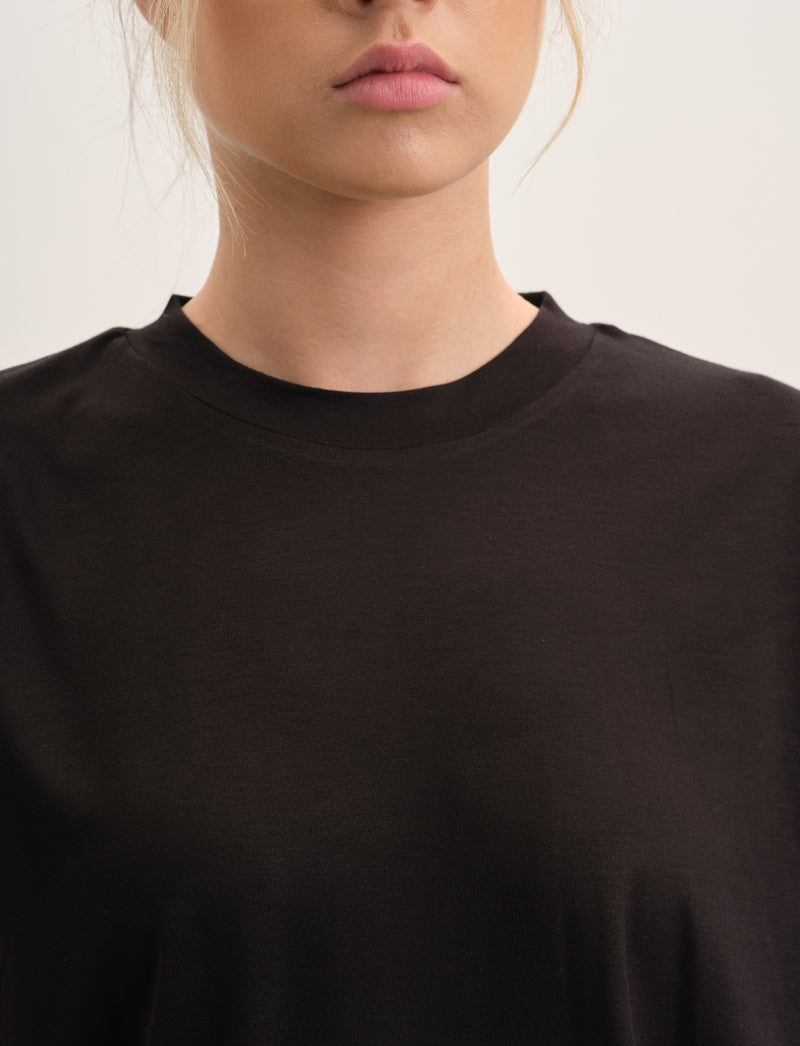 Second Skin Lightweight Basic T-Shirt - Black