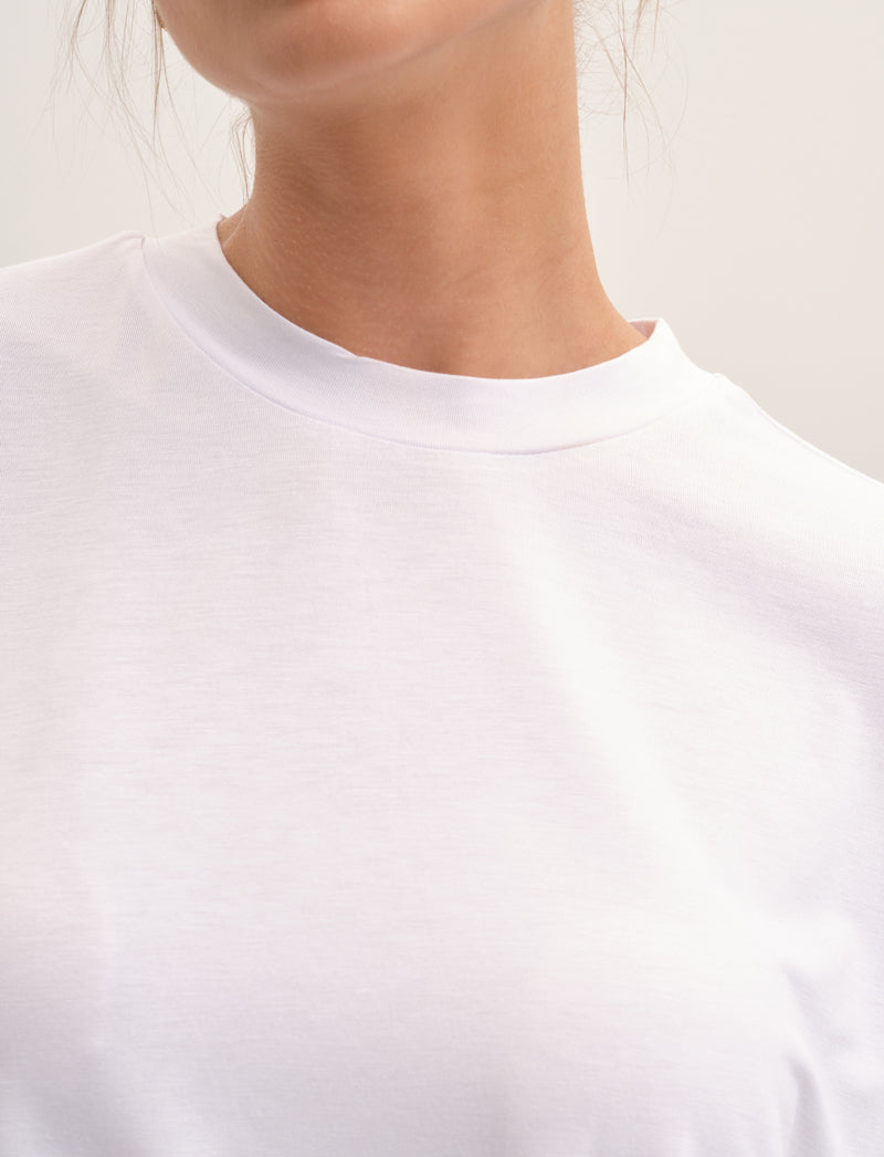 Second Skin Lightweight Basic T-Shirt - White